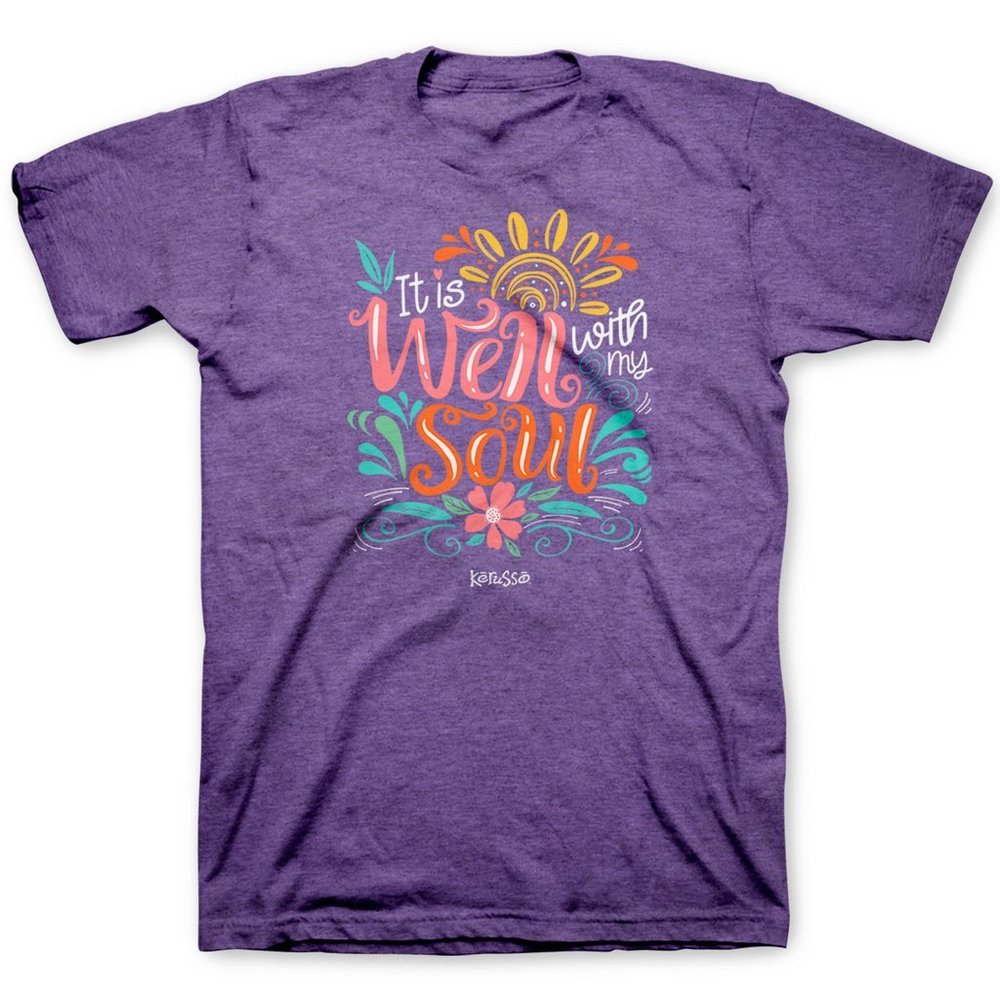 REDUCED!! "It Is Well" Kerusso Ladies Christian T-Shirt